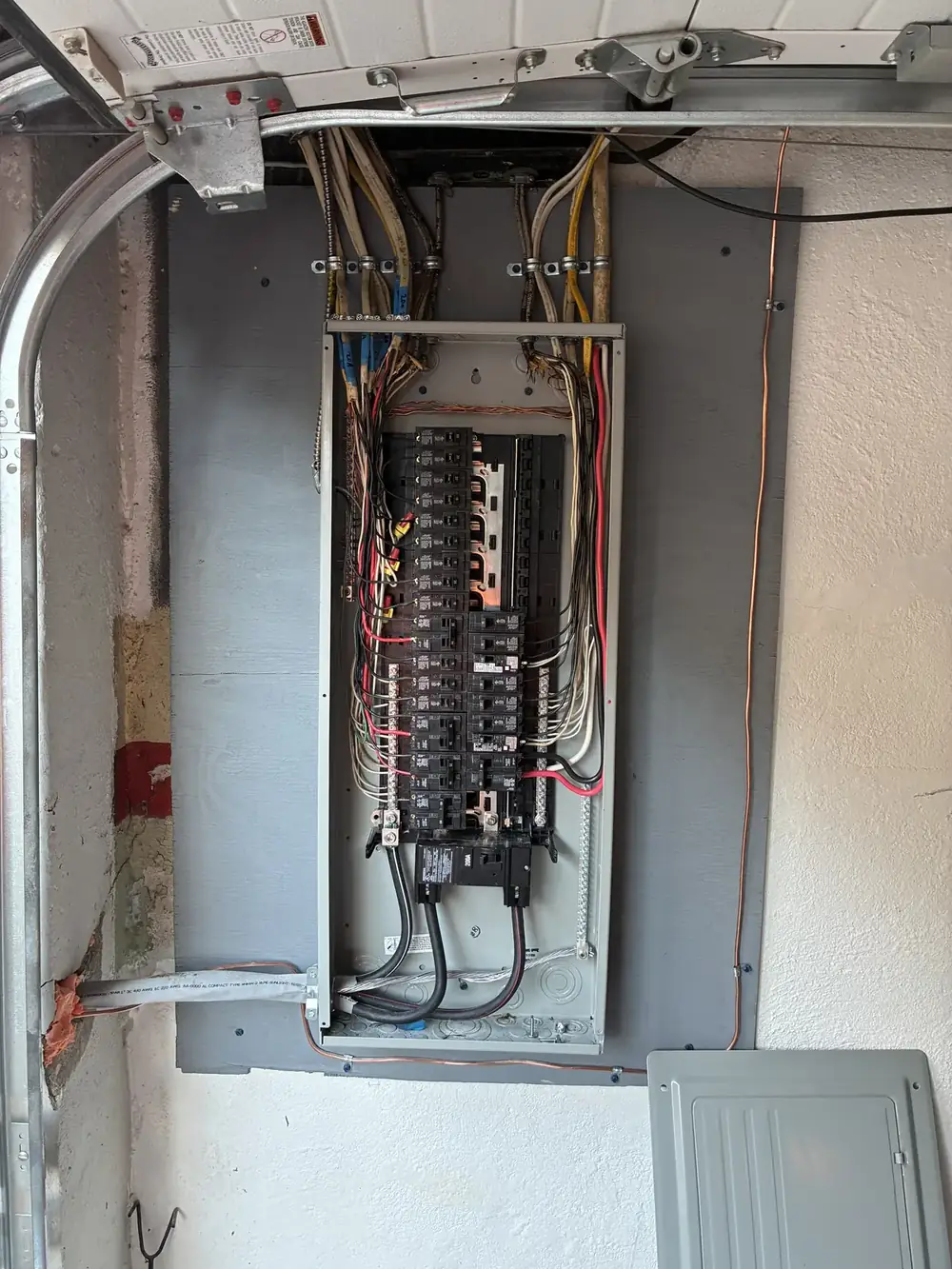200A panel upgrade with labeled circuits, Covington KY