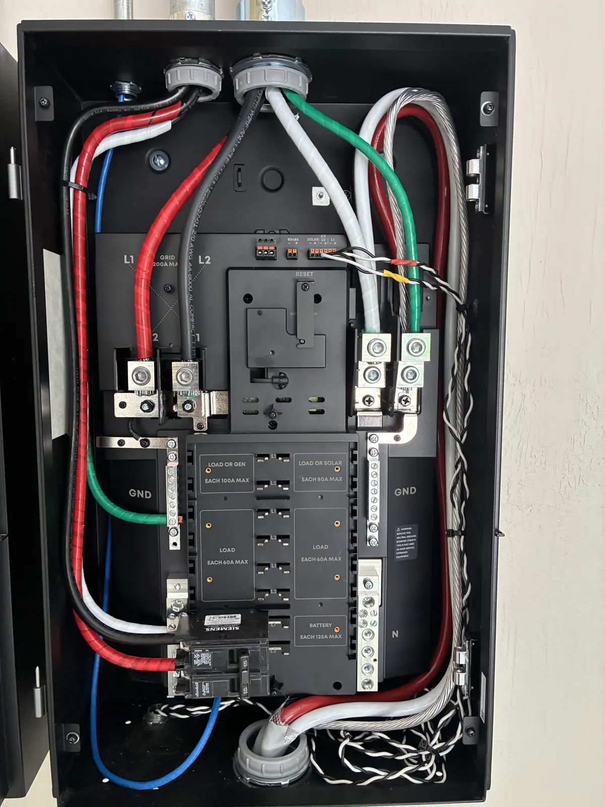 Anker transfer switch wiring detail, Montgomery OH