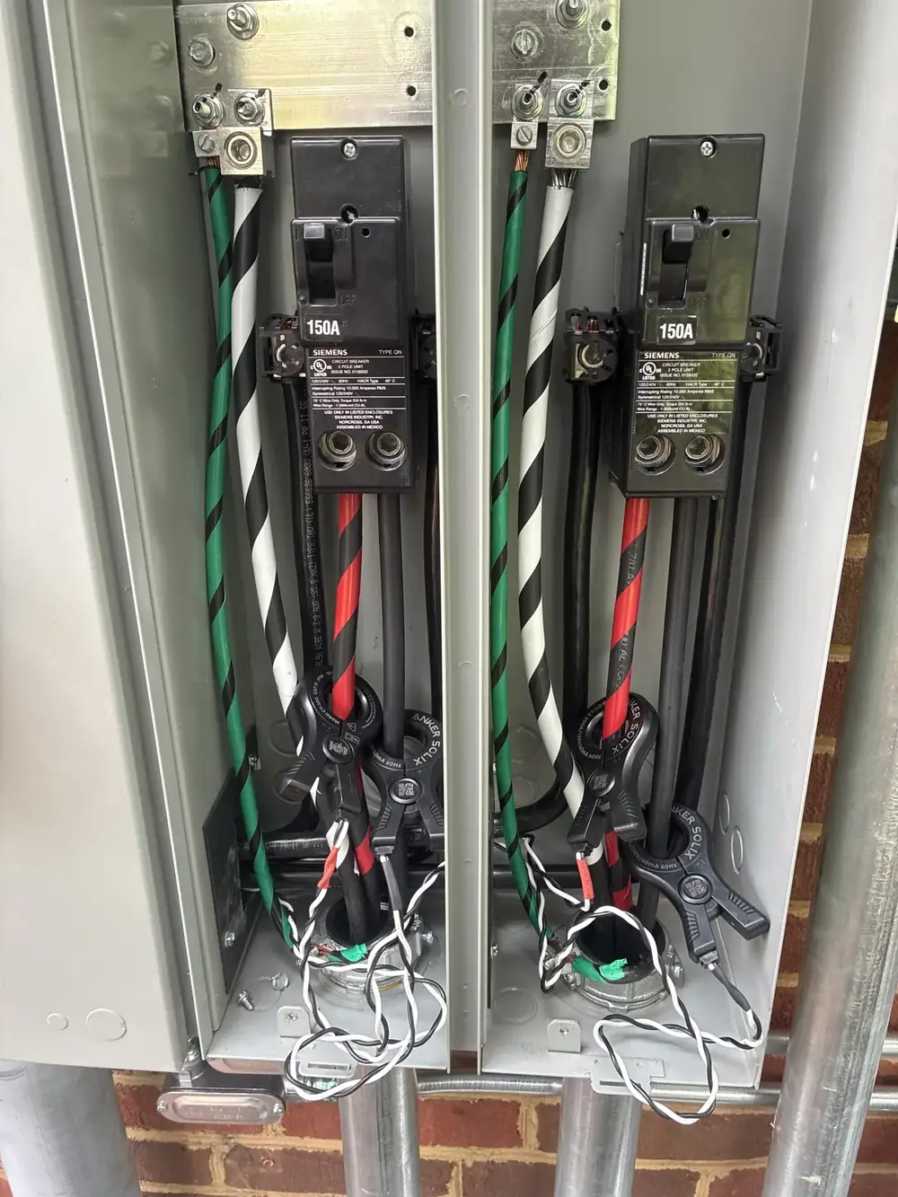 Anker SOLIX CT metering on 150A mains, Montgomery OH