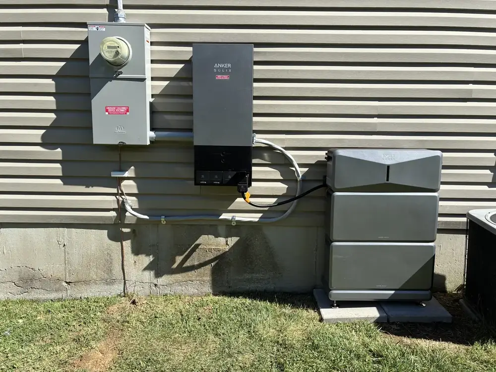 Anker SOLIX X1 whole-home battery backup installation Florence, KY