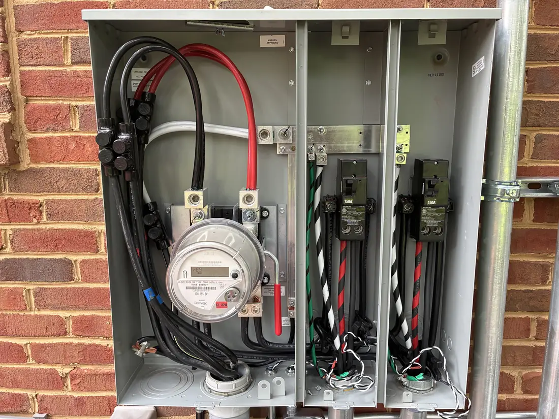 Dual 150A mains and Duke Energy meter, Montgomery OH