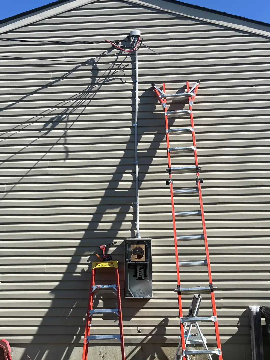 New service riser and meter installation, Florence KY