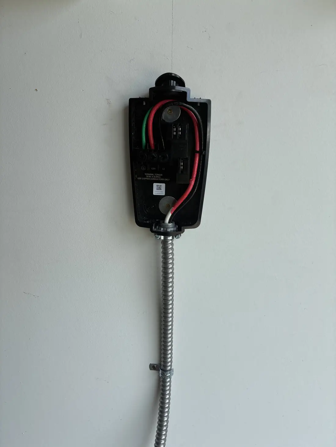 Tesla Wall Connector wirebox rough-in, Liberty Township OH