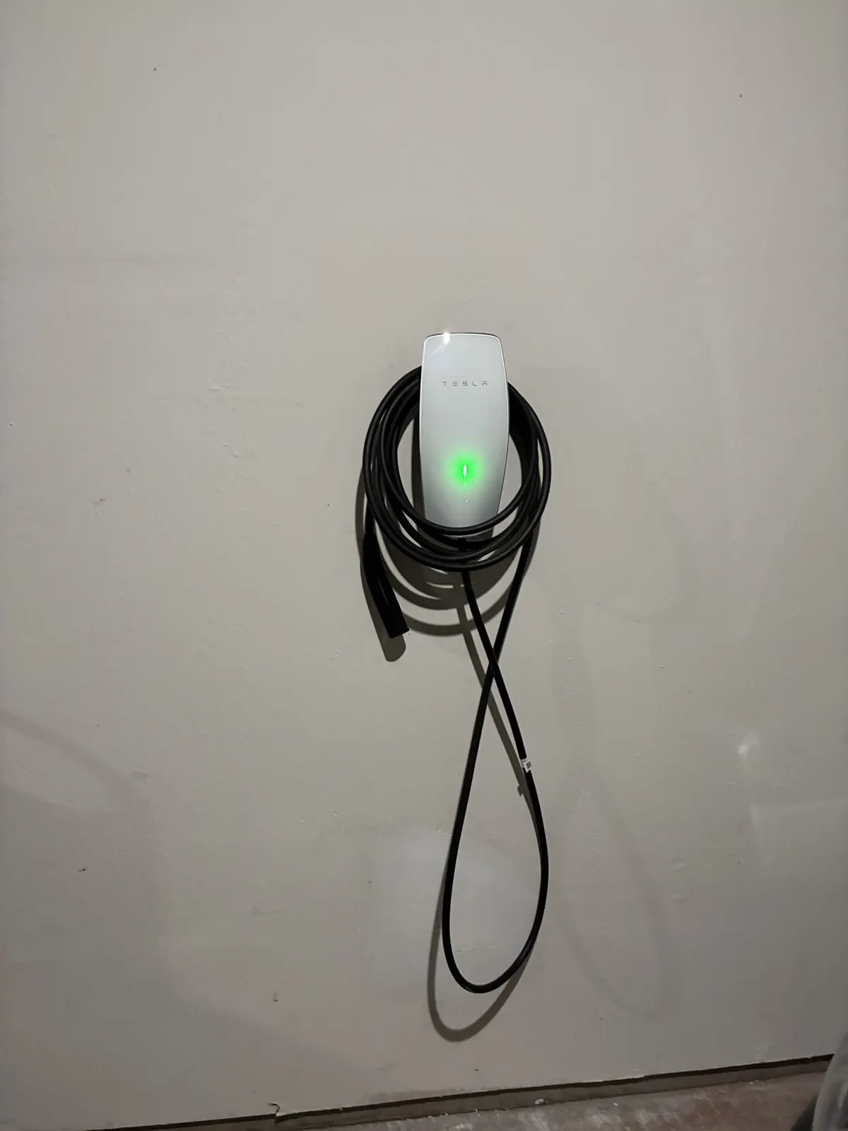 Tesla Wall Connector charging-ready